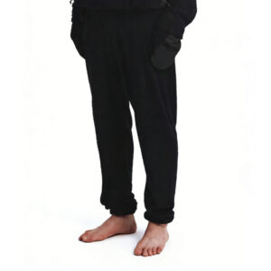 Men Grid Fleece Jogger Pants Elastic Drawstring Waist Warm Lightweight Polartec Style Waffle Fleece Trousers Outdoor Camping Hiking Thermal Loungewear Sweatpants