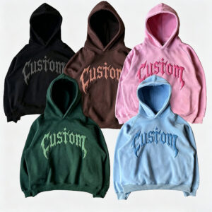 Low Shrink Heavyweight Fleece Cropped Hoodie, Gothic Foam Print Raglan Sleeve Oversized Streetwear Hooded Sweatshirt, Custom Logo Blank Hoodie For Wholesale