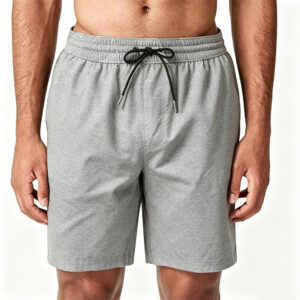 Men Solid Color Drawstring Sweat Shorts, Elastic Waist Casual Mid Length Knit Walking Workout Gym Everyday Basic Loose Athletic Shorts ****