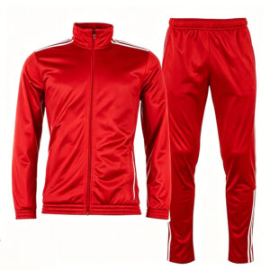 Low Shrink 3 Stripes Track Suit, Unisex Stand Collar Full Zip Jacket & Jogger Pants, Classic Athletic Training Tracksuit Custom Logo Embroidery ****